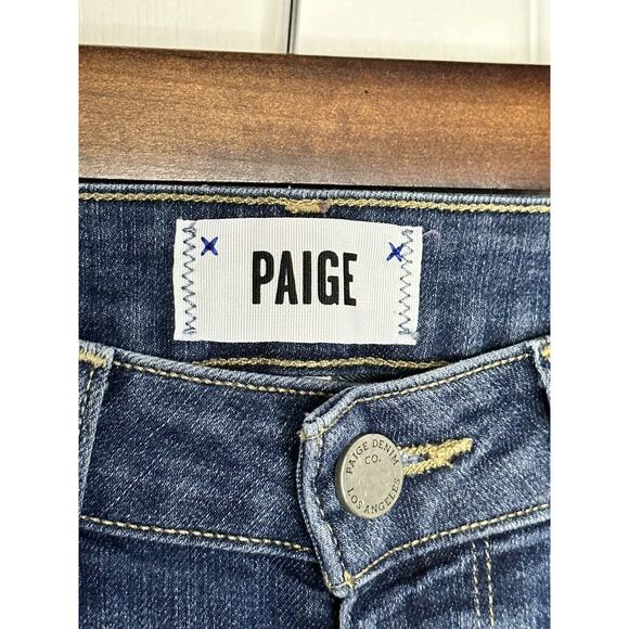 Paige Verdago Jeggings Skinny Ankles Low 8” Rise Jeans S Size 26 - Picture 2 of 6
